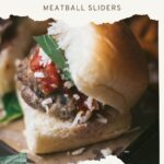 pinterest pin Hawaiian roll meatball sliders