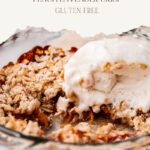 pinterest pin for peach lavender crisp