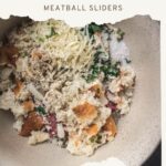 pinterest pin Hawaiian roll meatball sliders