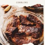 pinterest in for mini peach cobblers