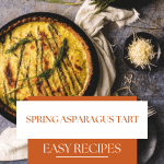 spring asparagus tart with sweet potato crust