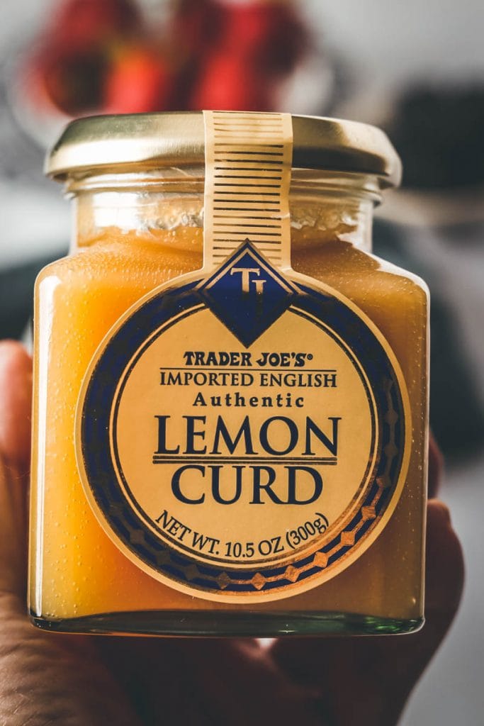 bottle of lemon curd