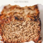 pinterest pin vegan lavender banana bread