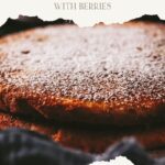 pinterest pin gluten free lemon victoria sponge cake with berries