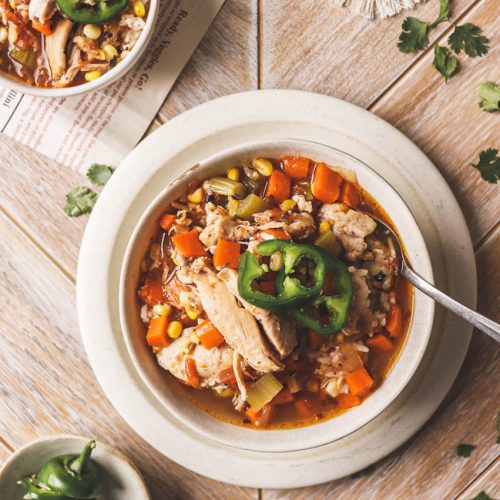 spanish chicken soup