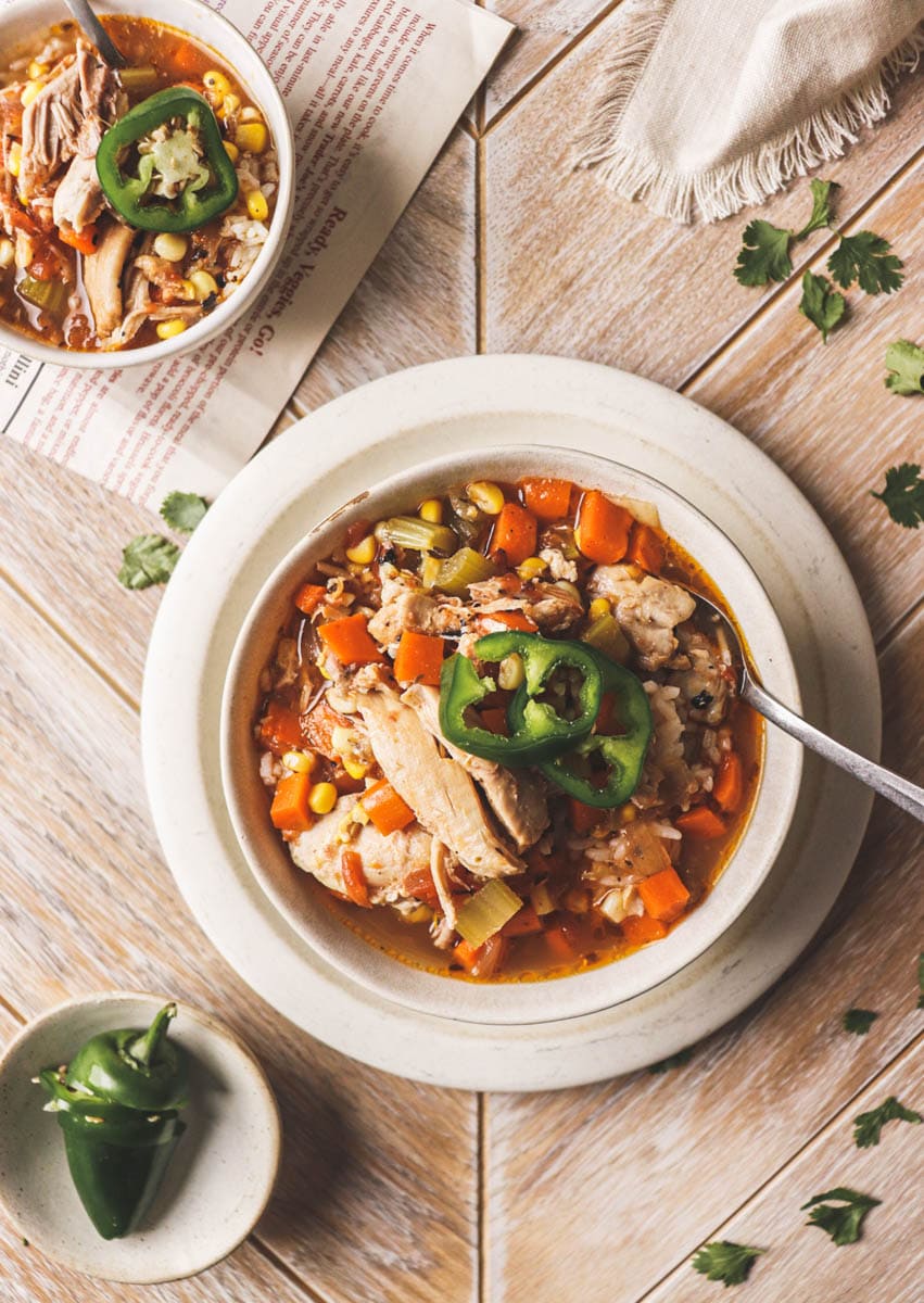 spanish chicken soup