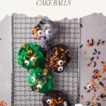pinterest pin easy monster cake balls
