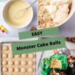 pinterest pin easy monster cake balls