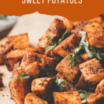 pinterest pin for cumin sweet potatoes