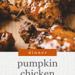 pinterest pin for pumpkin chicken