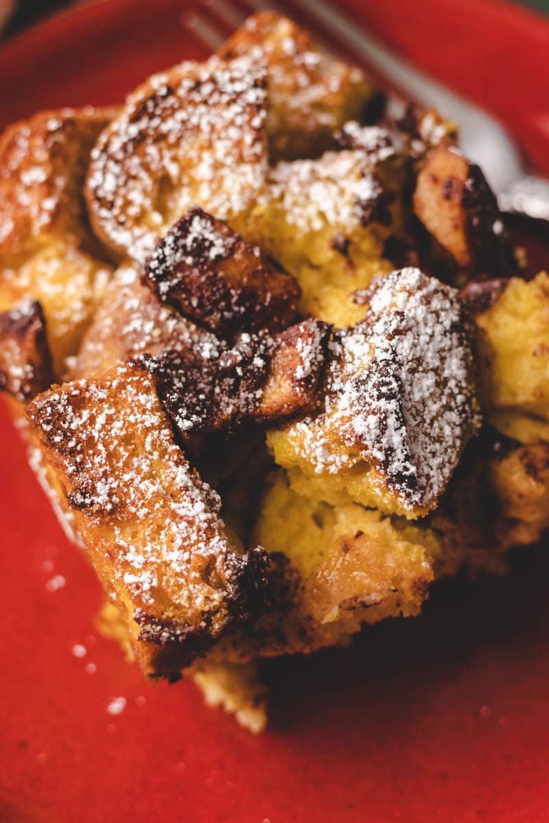 Easy Overnight Brioche French Toast Casserole