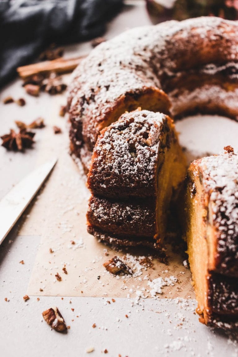 pumpkin pecan coffee cake