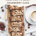 pinterest pin 1 for gf cranberry cake