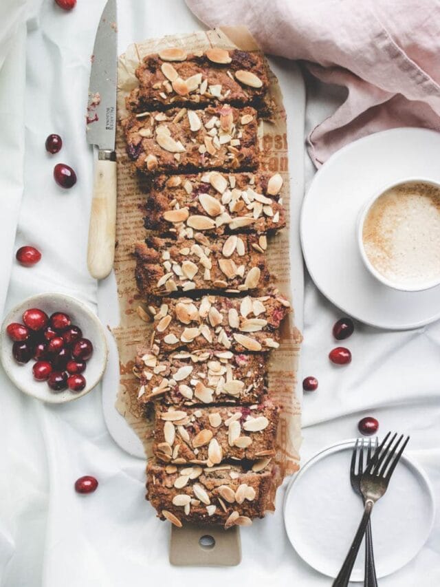 Gluten Free Christmas Cranberry Cake