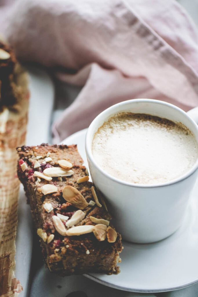 Gluten Free Cranberry Orange Cake with Almonds 