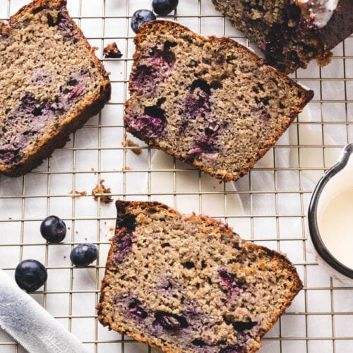 lemon blueberry bread with sour cream