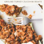 pinterest pin best italian stuffed turkey zucchini boats