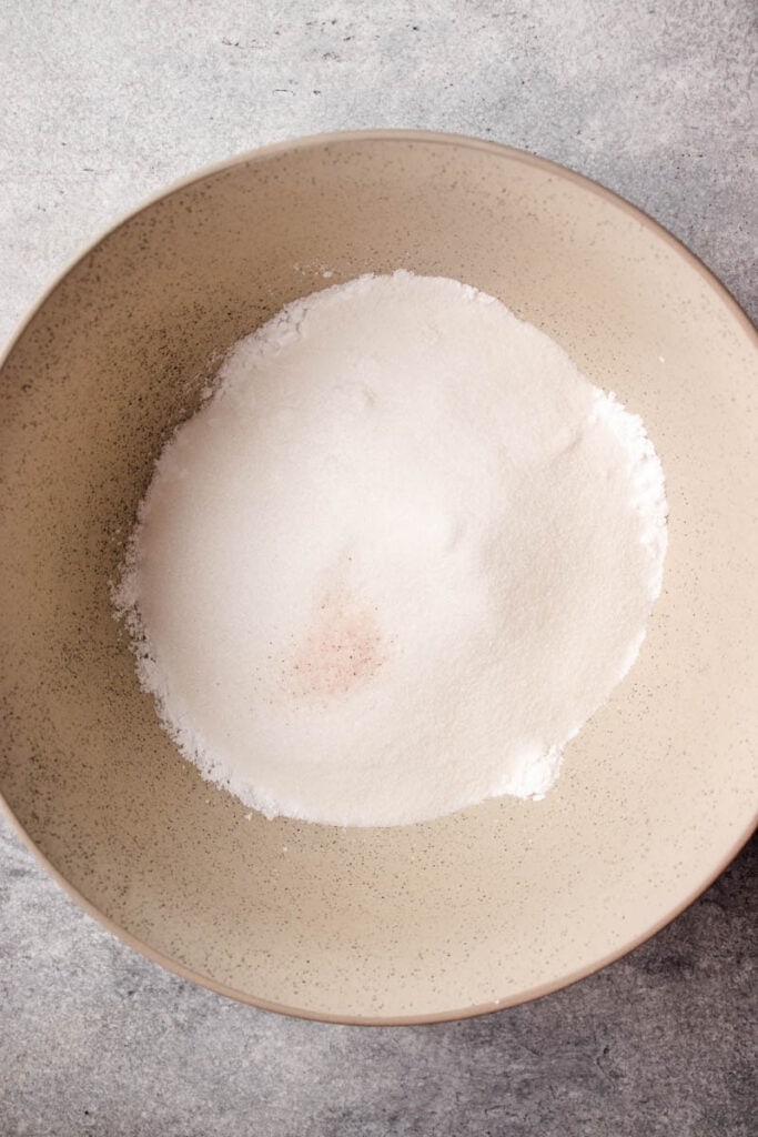 dry ingredients in a bowl