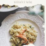 pinterest pin amazing shrimp and zucchini risotto without wine