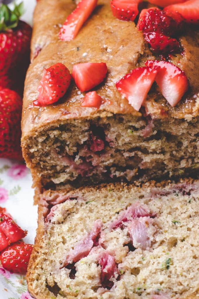 strawberry zucchini quick bread