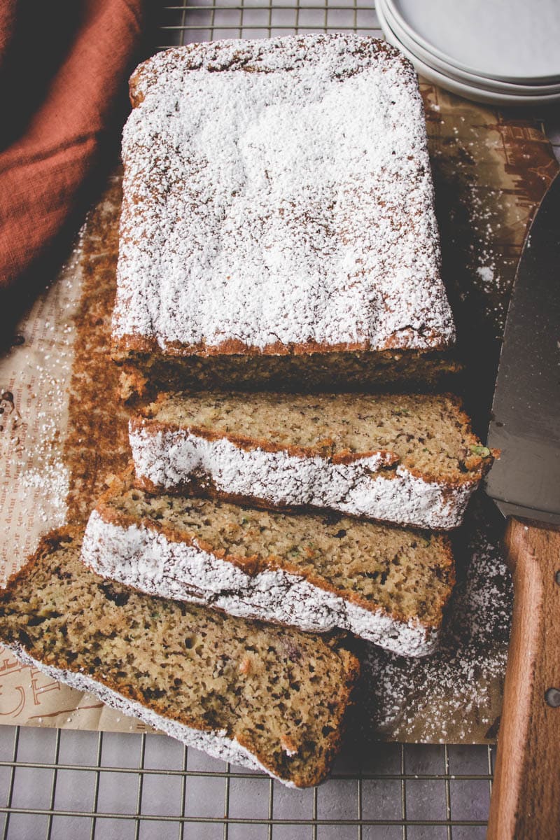 Best Gluten Free Zucchini Banana Bread with Almond Flour