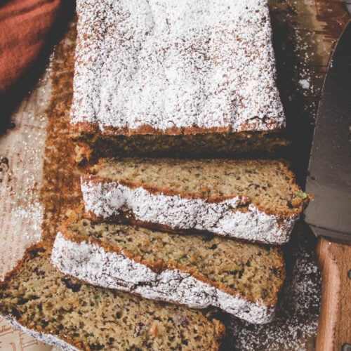 Best Gluten Free Zucchini Banana Bread with Almond Flour