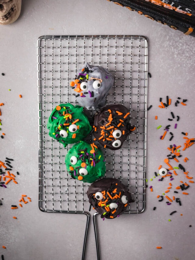Easy Monster Cake Balls