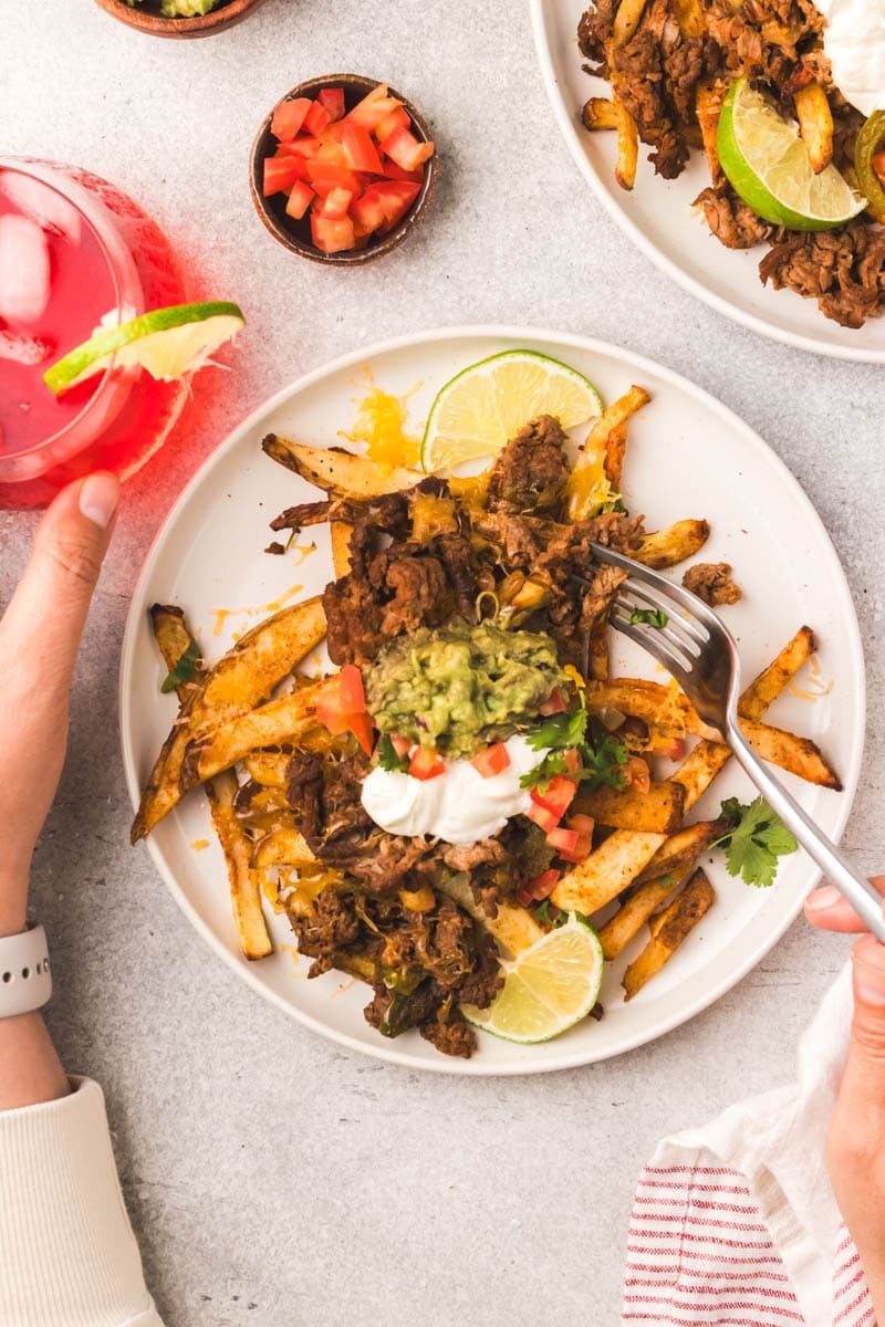 tasty loaded carne asada fries