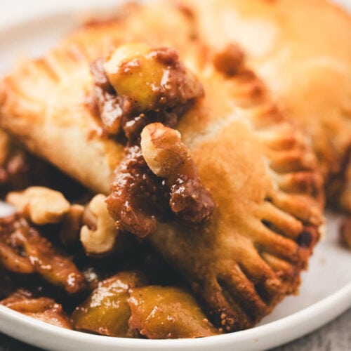 fresh fig empanadas with goat cheese walnut filling