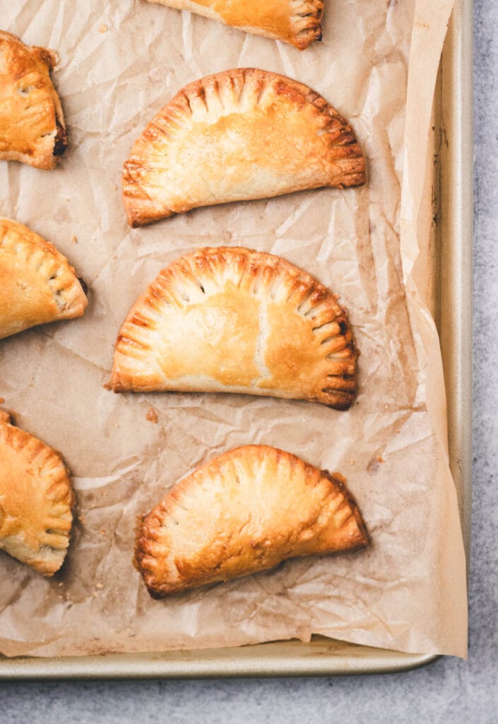 fresh fig empanadas with goat cheese walnut filling