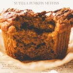 pinterest pin The softest gluten free nutella pumpkin muffins