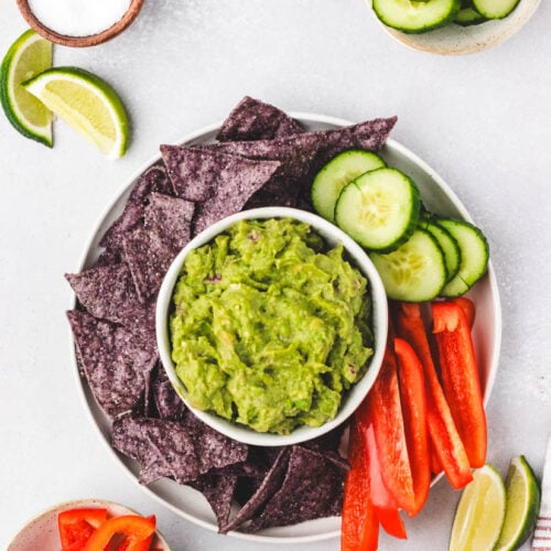 4-ingredient guacamole with no tomatoes