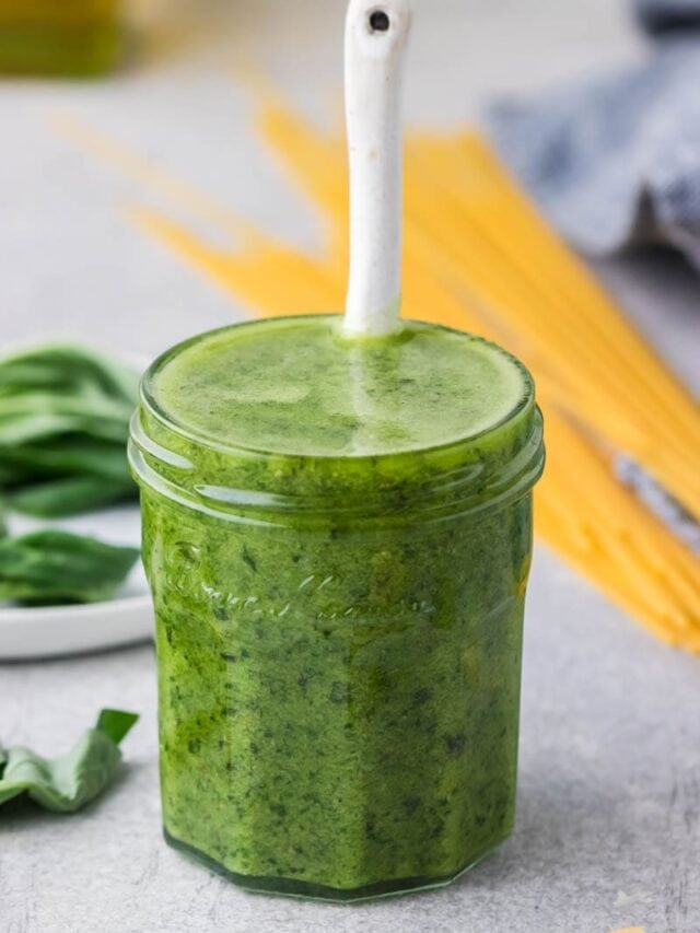 Easy Pesto Recipe with Avocado Oil