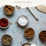 pinterest pin for Homemade enchilada spice.