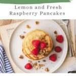 Lemon Raspberry Pancakes Pinterest Pin