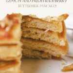 Lemon Raspberry Pancakes Pinterest Pin