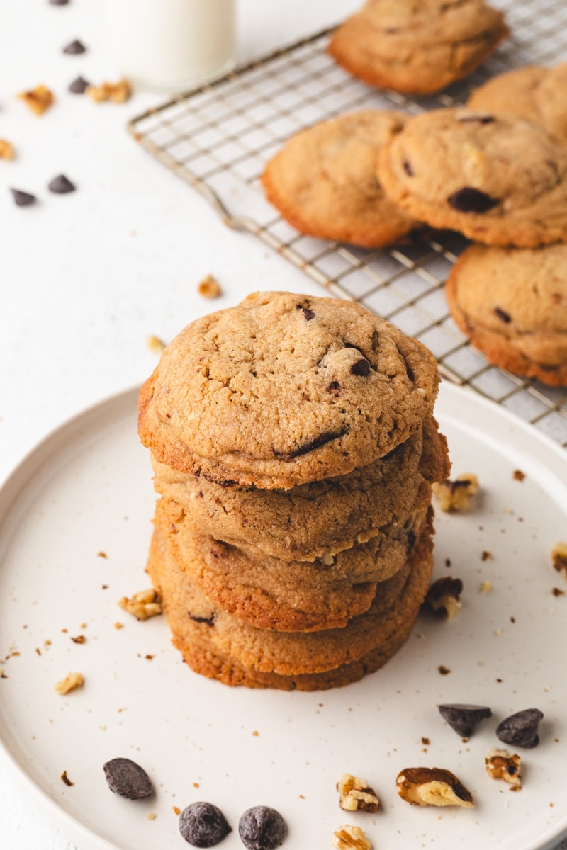 Brown Butter Chocolate Chip Walnut Cookies