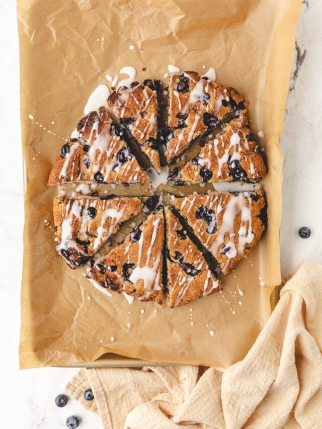 Blueberry Lavender Scones (Dairy Free)