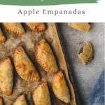 pinterest pin for apple empanadas