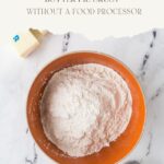 easy pie crust with no food processor pinterest pin