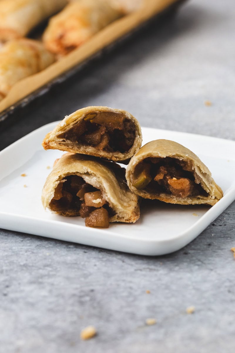 The insides of the empanadas.