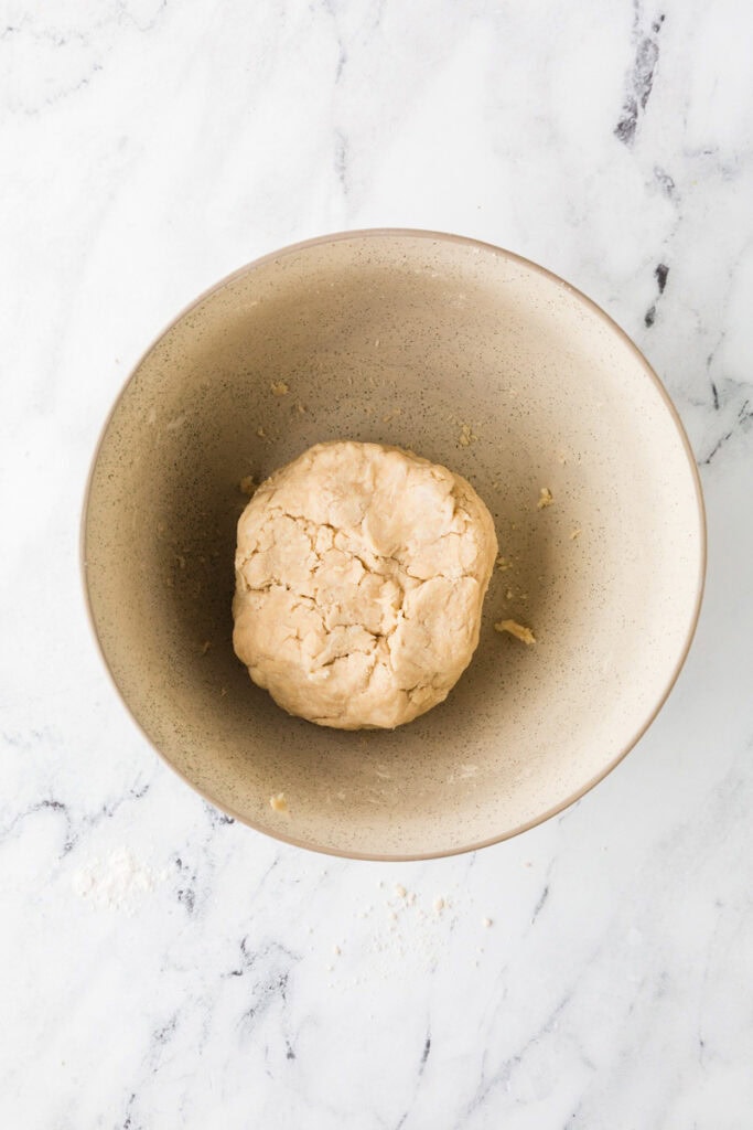 a ball of pastry dough
