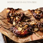pinterest pin for dessert dates