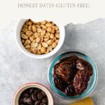 pinterest pin for dessert dates