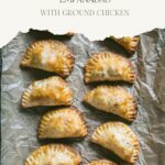 pinterest pin for spinach feta empanadas