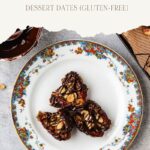 pinterest pin for dessert dates