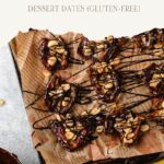 pinterest pin for dessert dates