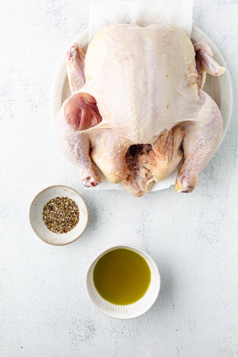 Ingredients for Middle Eastern Spatchcocked Chicken.