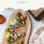 chicken pesto flatbread pinterest pin