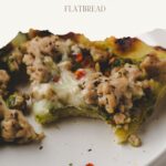 chicken pesto flatbread pinterest pin